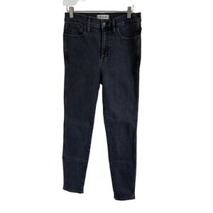 Madewell Black 10" High Rise‎ Skinny Jeans Size 29